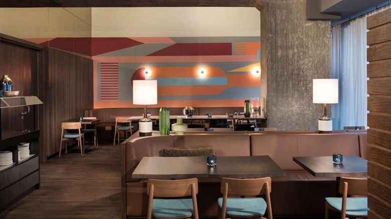 <b>Adina Apartment Hotel Leipzig Restaurant</b>. Images powered by <a href="https://iceportal.shijigroup.com/" title="IcePortal" target="_blank">IcePortal</a>.