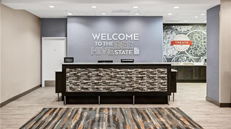 Hampton Inn and Suites Logan Lobby. Images powered by <a href="https://iceportal.shijigroup.com" target="_blank" rel="noopener">Ice Portal</a>.