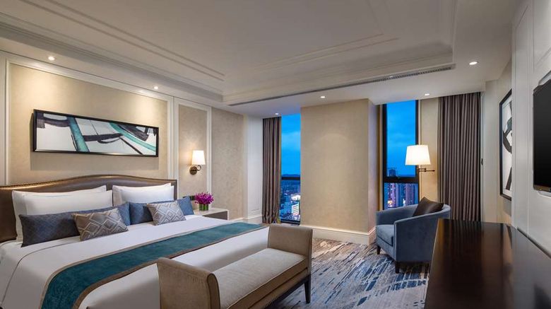 <b>Ramada Plaza by Wyndham Wuhan Huangpi Room</b>. Images powered by <a href="https://iceportal.shijigroup.com/" title="IcePortal" target="_blank">IcePortal</a>.