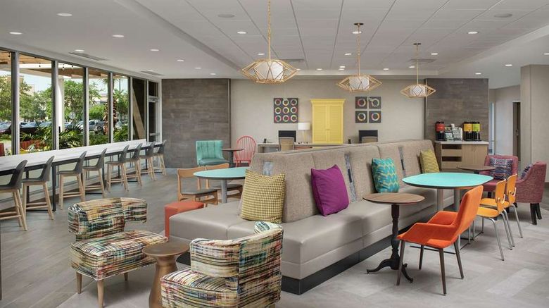<b>Home2 Suites by Hilton Lakeland Lobby</b>. Images powered by <a href="https://iceportal.shijigroup.com/" title="IcePortal" target="_blank">IcePortal</a>.