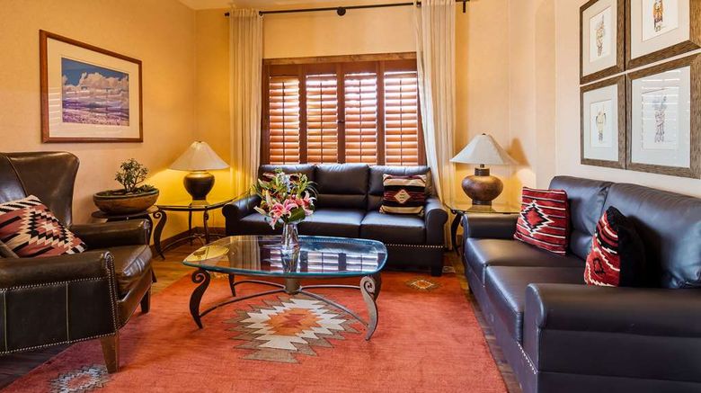 <b>Inn at Santa Fe, SureStay Collection Lobby</b>. Images powered by <a href="https://iceportal.shijigroup.com/" title="IcePortal" target="_blank">IcePortal</a>.