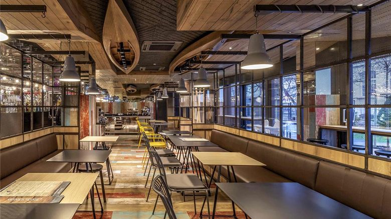 <b>Ibis Styles Warszawa Centrum Restaurant</b>. Images powered by <a href="https://iceportal.shijigroup.com/" title="IcePortal" target="_blank">IcePortal</a>.