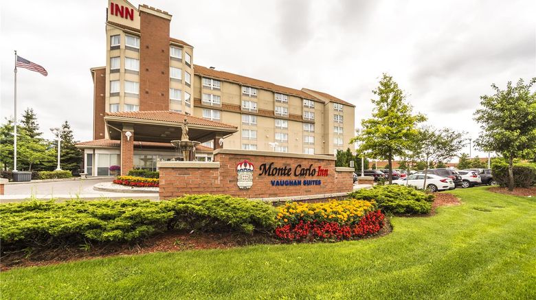 <b>Monte Carlo Inn Vaughan Suites Exterior</b>. Images powered by <a href="https://iceportal.shijigroup.com/" title="IcePortal" target="_blank">IcePortal</a>.