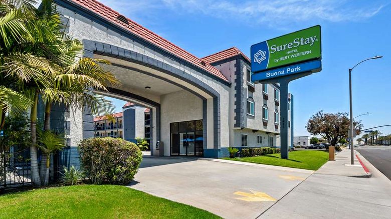 SureStay by BW Buena Park Anaheim Exterior. Images powered by <a href="https://iceportal.shijigroup.com" target="_blank" rel="noopener">Ice Portal</a>.