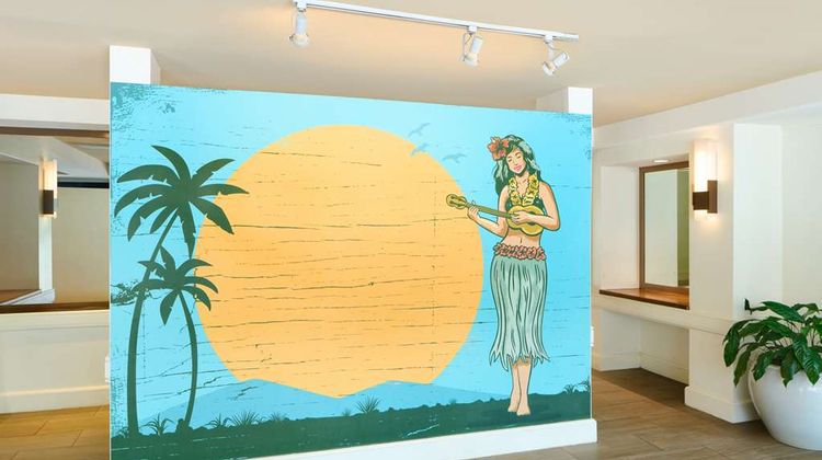 Aqua Palms Waikiki Lobby