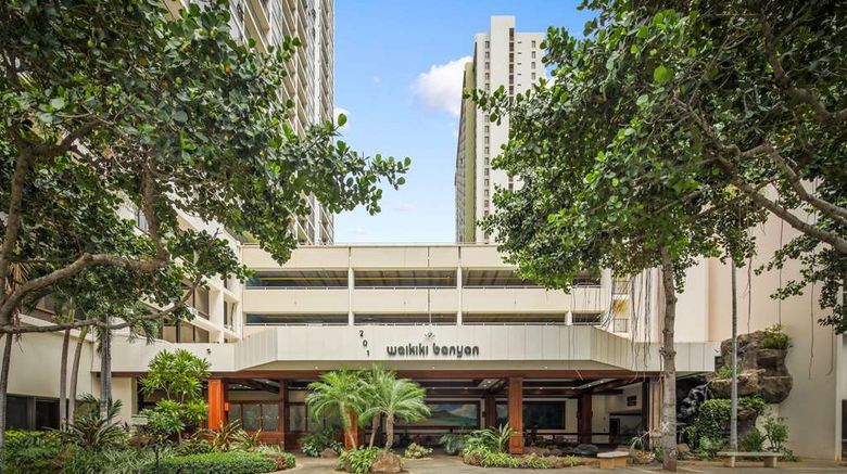 <b>Aston at the Waikiki Banyan Exterior</b>. Images powered by <a href="https://iceportal.shijigroup.com/" title="IcePortal" target="_blank">IcePortal</a>.