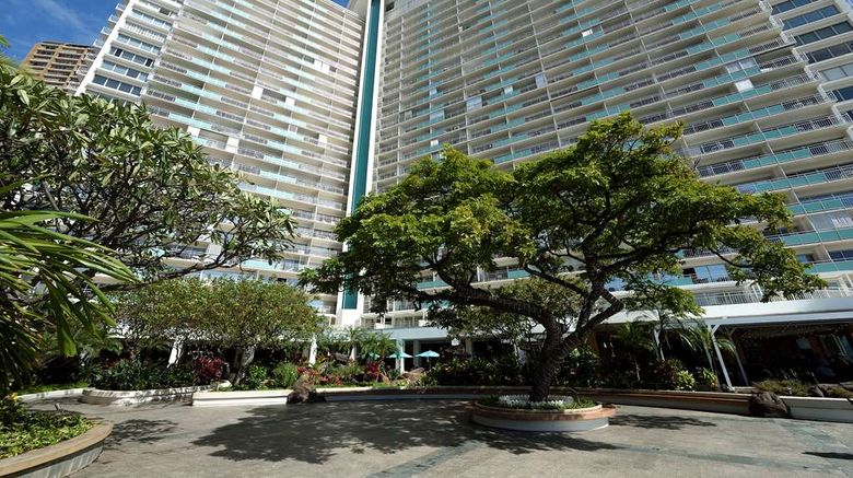 <b>Ilikai Lite Hotel Exterior</b>. Images powered by <a href="https://iceportal.shijigroup.com/" title="IcePortal" target="_blank">IcePortal</a>.