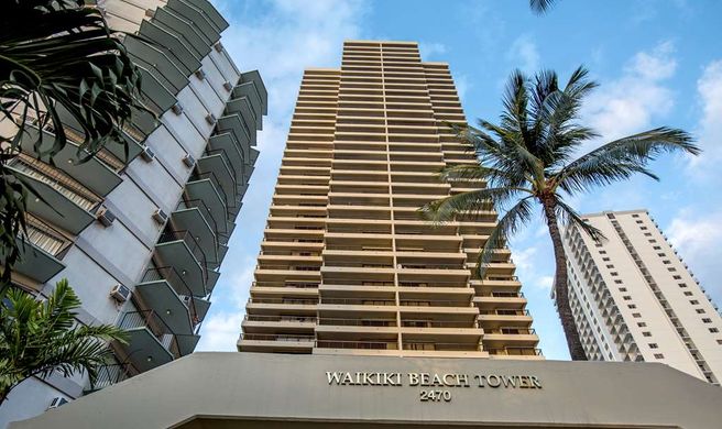 Aston Waikiki Beach Tower Exterior