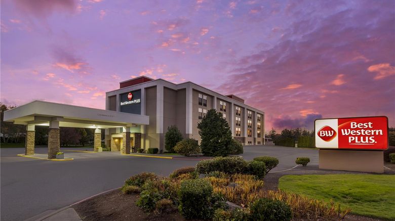 Best Western Plus Bellingham Airport Exterior. Images powered by <a href="https://iceportal.shijigroup.com" target="_blank" rel="noopener">Ice Portal</a>.