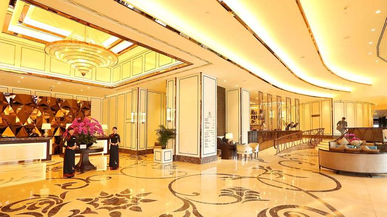 <b>Caravelle Saigon Lobby</b>. Images powered by <a href=https://www.travelagewest.com/Hotels/Ho-Chi-Minh-City-Vietnam/