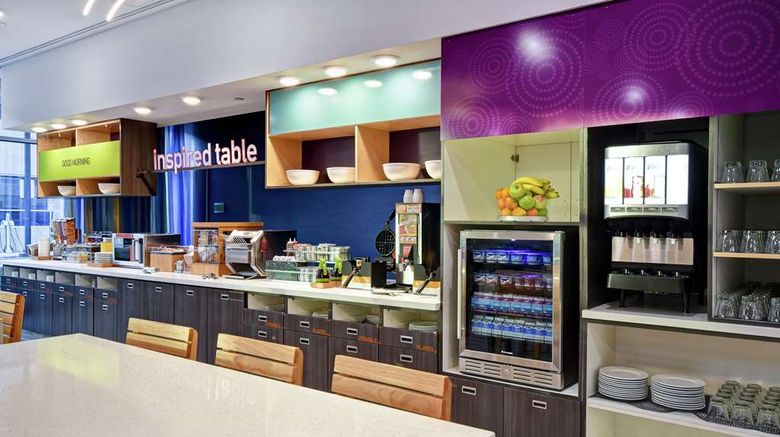 <b>Home2 Suites San Francisco Airport North Restaurant</b>. Images powered by <a href="https://iceportal.shijigroup.com/" title="IcePortal" target="_blank">IcePortal</a>.