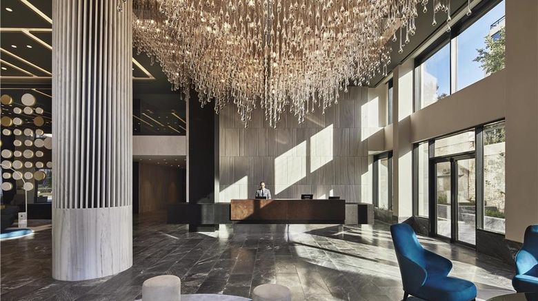<b>Grand Hyatt Athens Lobby</b>. Images powered by <a href="https://iceportal.shijigroup.com/" title="IcePortal" target="_blank">IcePortal</a>.
