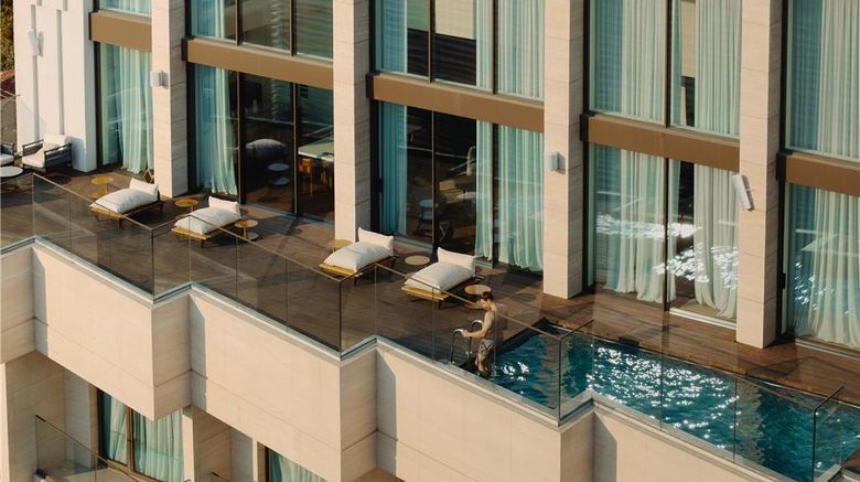 <b>Grand Hyatt Athens Exterior</b>. Images powered by <a href="https://iceportal.shijigroup.com/" title="IcePortal" target="_blank">IcePortal</a>.