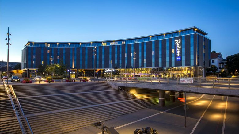<b>Radisson Blu Hotel Uppsala Exterior</b>. Images powered by <a href="https://iceportal.shijigroup.com/" title="IcePortal" target="_blank">IcePortal</a>.