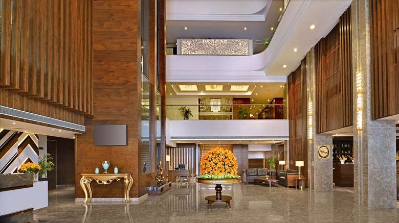 <b>Radisson Chandigarh Zirakpur Lobby</b>. Images powered by <a href="https://iceportal.shijigroup.com/" title="IcePortal" target="_blank">IcePortal</a>.