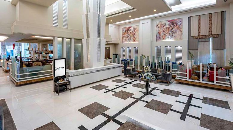 <b>Radisson Noida Lobby</b>. Images powered by <a href="https://iceportal.shijigroup.com/" title="IcePortal" target="_blank">IcePortal</a>.