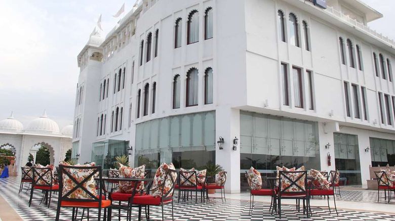 <b>Radisson Blu Udaipur Palace Resort & Spa Exterior</b>. Images powered by <a href=https://www.travelagewest.com/Hotels/Udaipur-India/