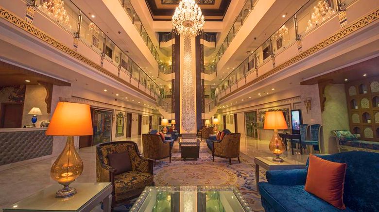 <b>Radisson Blu Udaipur Palace Resort & Spa Lobby</b>. Images powered by <a href=https://www.travelagewest.com/Hotels/Udaipur-India/