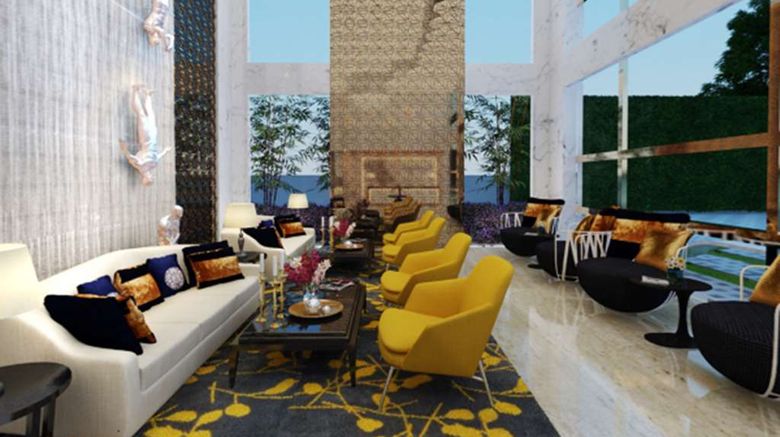 <b>Radisson Lucknow City Center Lobby</b>. Images powered by <a href="https://iceportal.shijigroup.com/" title="IcePortal" target="_blank">IcePortal</a>.