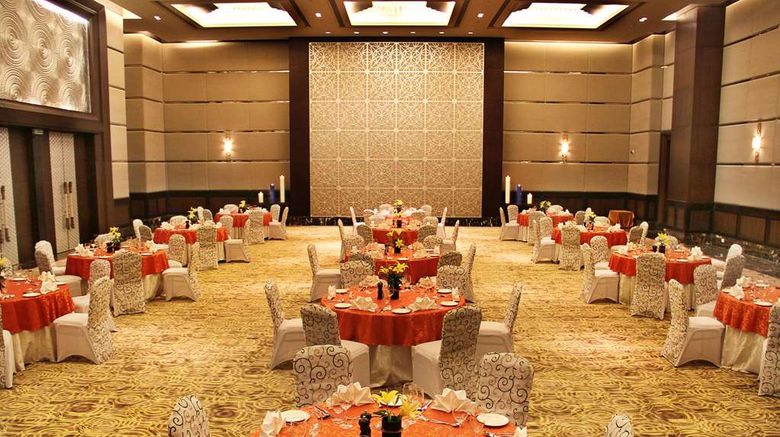 <b>Radisson Blu Plaza Hotel Mysore Ballroom</b>. Images powered by <a href="https://iceportal.shijigroup.com/" title="IcePortal" target="_blank">IcePortal</a>.