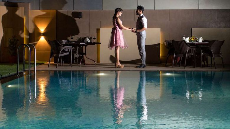 <b>Radisson Udaipur Pool</b>. Images powered by <a href=https://www.travelagewest.com/Hotels/Udaipur-India/