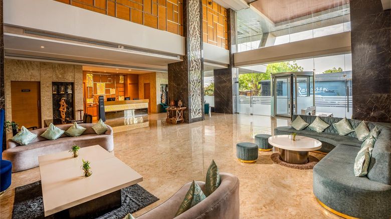 <b>Radisson Udaipur Lobby</b>. Images powered by <a href="https://iceportal.shijigroup.com/" title="IcePortal" target="_blank">IcePortal</a>.