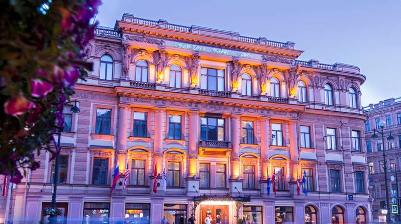 <b>Radisson Royal Hotel St Petersburg Exterior</b>. Images powered by <a href="https://iceportal.shijigroup.com/" title="IcePortal" target="_blank">IcePortal</a>.