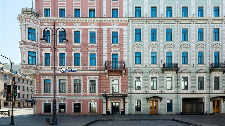 Radisson Sonya Hotel St Petersburg Exterior. Images powered by <a href="https://iceportal.shijigroup.com" target="_blank" rel="noopener">Ice Portal</a>.