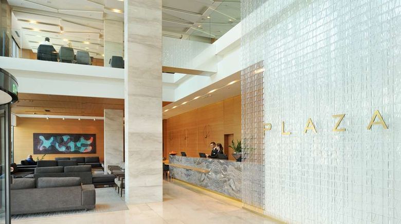 <b>Radisson Blu Plaza Hotel, Ljubljana Lobby</b>. Images powered by <a href="https://iceportal.shijigroup.com/" title="IcePortal" target="_blank">IcePortal</a>.