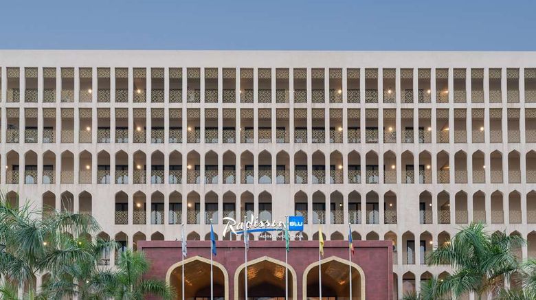 Radisson Blu Hotel NDjamena Exterior. Images powered by <a href="https://iceportal.shijigroup.com" target="_blank" rel="noopener">Ice Portal</a>.