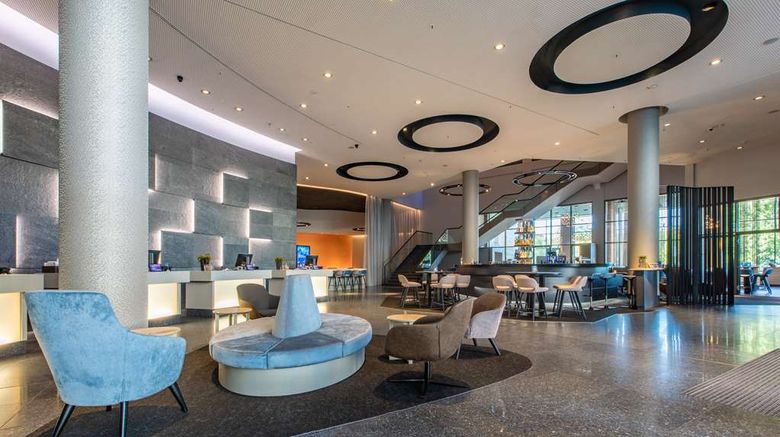 <b>Radisson Blu Hotel Rostock Restaurant</b>. Images powered by <a href=https://www.travelagewest.com/Hotels/Rostock-Germany/