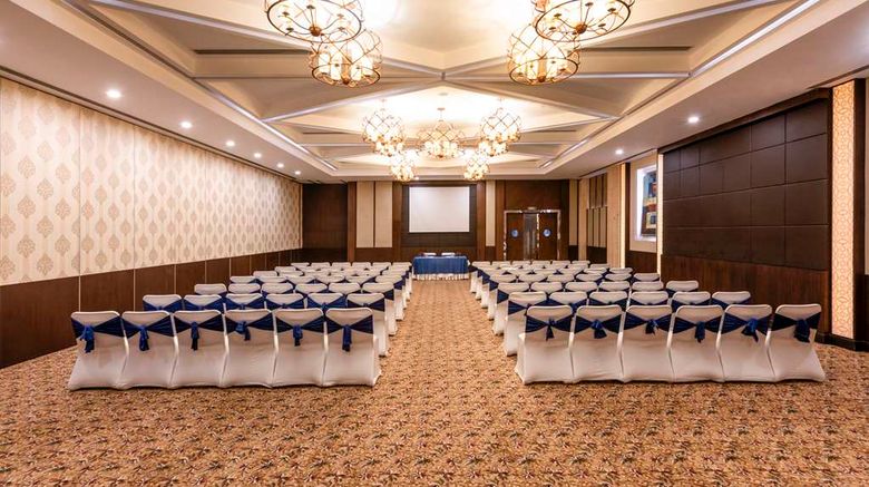 <b>Gurmon Hotels Sohna Road Gurugram, RI Ballroom</b>. Images powered by <a href="https://iceportal.shijigroup.com/" title="IcePortal" target="_blank">IcePortal</a>.
