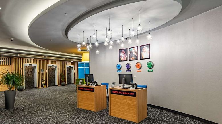 <b>Park Inn By Radisson Jubail Industr City Lobby</b>. Images powered by <a href="https://iceportal.shijigroup.com/" title="IcePortal" target="_blank">IcePortal</a>.