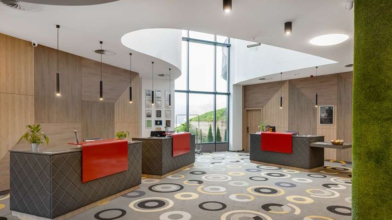 <b>Park Inn by Radisson Hotel Spa Zalakaros Lobby</b>. Images powered by <a href="https://iceportal.shijigroup.com/" title="IcePortal" target="_blank">IcePortal</a>.