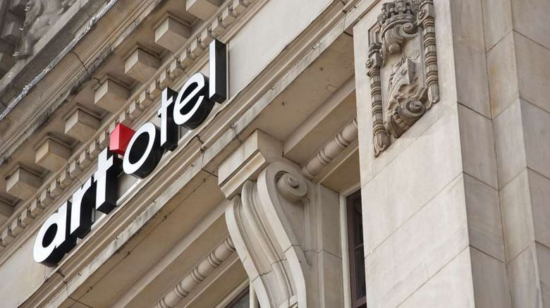 <b>art'otel Amsterdam Exterior</b>. Images powered by <a href="https://iceportal.shijigroup.com/" title="IcePortal" target="_blank">IcePortal</a>.