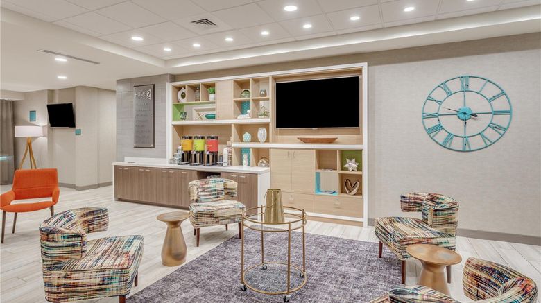 <b>Home2 Suites Indianapolis Northwest Lobby</b>. Images powered by <a href="https://iceportal.shijigroup.com/" title="IcePortal" target="_blank">IcePortal</a>.