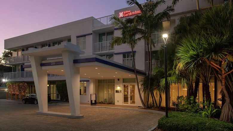 Hilton Garden Inn Miami Brickell South Exterior. Images powered by <a href="https://iceportal.shijigroup.com" target="_blank" rel="noopener">Ice Portal</a>.