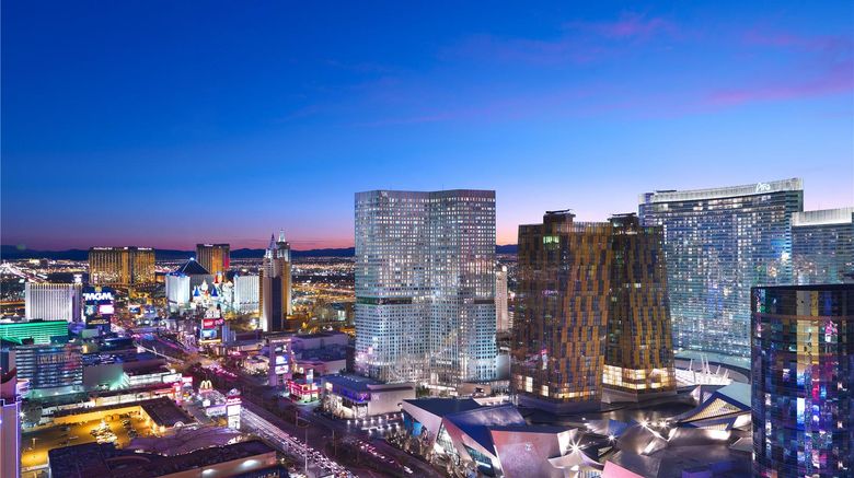 Waldorf Astoria Las Vegas Exterior. Images powered by <a href="https://iceportal.shijigroup.com" target="_blank" rel="noopener">Ice Portal</a>.