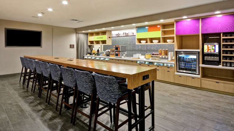 <b>Home2 Suites Plano Legacy West Restaurant</b>. Images powered by <a href="https://iceportal.shijigroup.com/" title="IcePortal" target="_blank">IcePortal</a>.