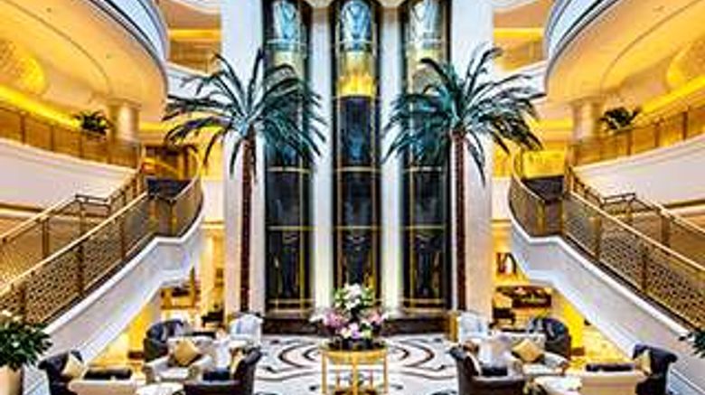 Ezdan Palace Hotel Lobby. Images powered by <a href="https://iceportal.shijigroup.com" target="_blank" rel="noopener">Ice Portal</a>.