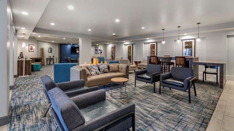 <b>Best Western Premier Denver East Lobby</b>. Images powered by <a href="https://iceportal.shijigroup.com/" title="IcePortal" target="_blank">IcePortal</a>.