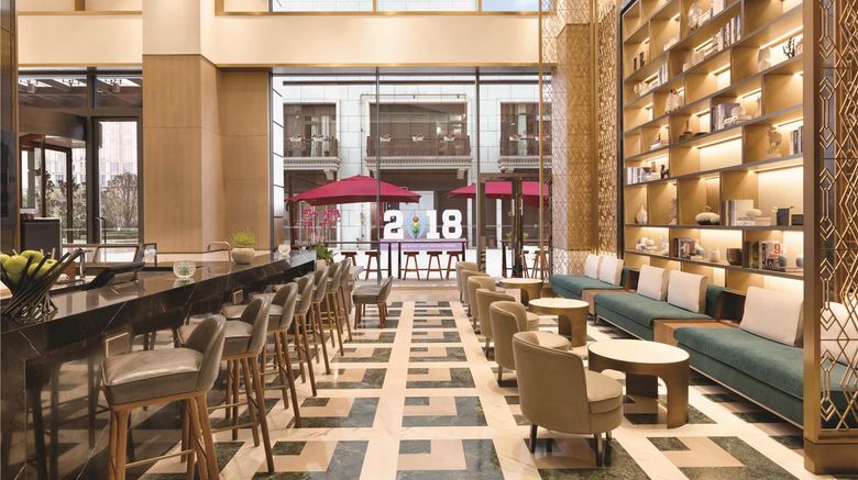 <b>Hyatt House Chengdu Pebble Walk Lobby</b>. Images powered by <a href="https://iceportal.shijigroup.com/" title="IcePortal" target="_blank">IcePortal</a>.