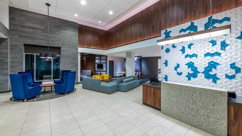 <b>Hyatt Place San Jose Airport Lobby</b>. Images powered by <a href="https://iceportal.shijigroup.com/" title="IcePortal" target="_blank">IcePortal</a>.
