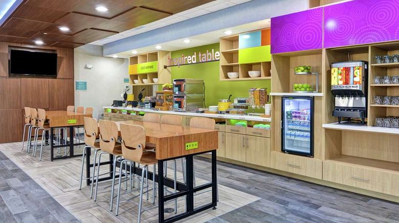 <b>Home2 Suites Bedford DFW West Restaurant</b>. Images powered by <a href="https://iceportal.shijigroup.com/" title="IcePortal" target="_blank">IcePortal</a>.