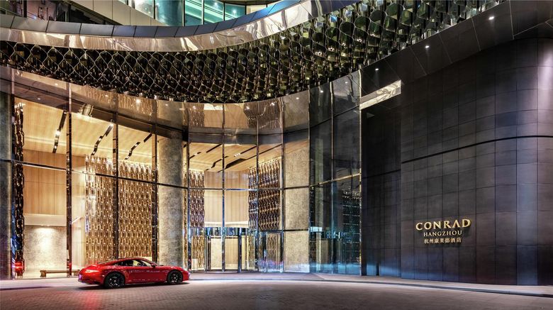<b>Conrad Hangzhou Exterior</b>. Images powered by <a href="https://iceportal.shijigroup.com/" title="IcePortal" target="_blank">IcePortal</a>.