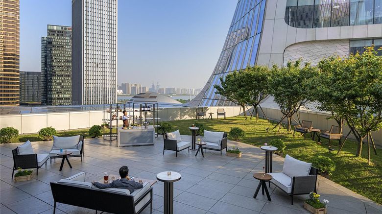 <b>Conrad Hangzhou Exterior</b>. Images powered by <a href="https://iceportal.shijigroup.com/" title="IcePortal" target="_blank">IcePortal</a>.