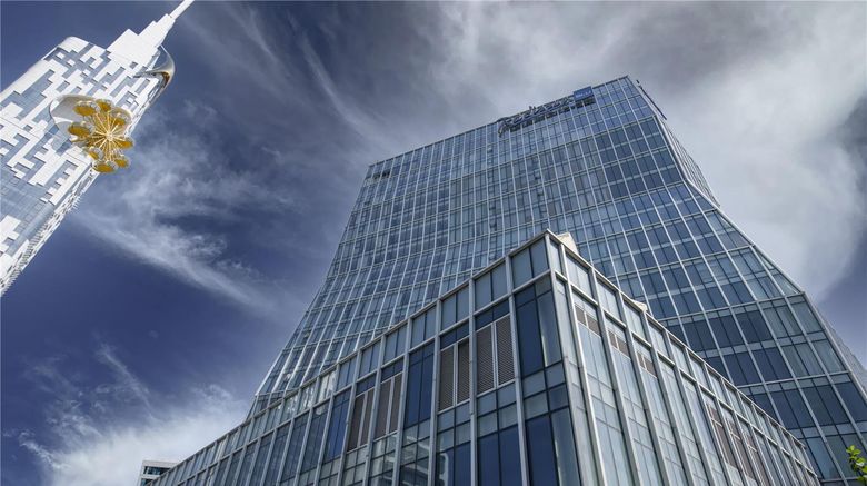 <b>Radisson Blu Hotel, Batumi Exterior</b>. Images powered by <a href="https://iceportal.shijigroup.com/" title="IcePortal" target="_blank">IcePortal</a>.