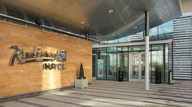 Radisson Blu Hotel East Midlands Airport Exterior. Images powered by <a href="https://iceportal.shijigroup.com" target="_blank" rel="noopener">Ice Portal</a>.