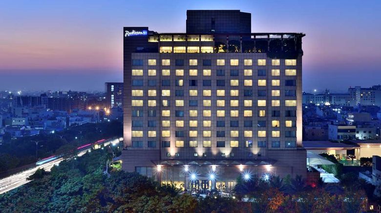 <b>Radisson Blu Hotel Indore Exterior</b>. Images powered by <a href="https://iceportal.shijigroup.com/" title="IcePortal" target="_blank">IcePortal</a>.