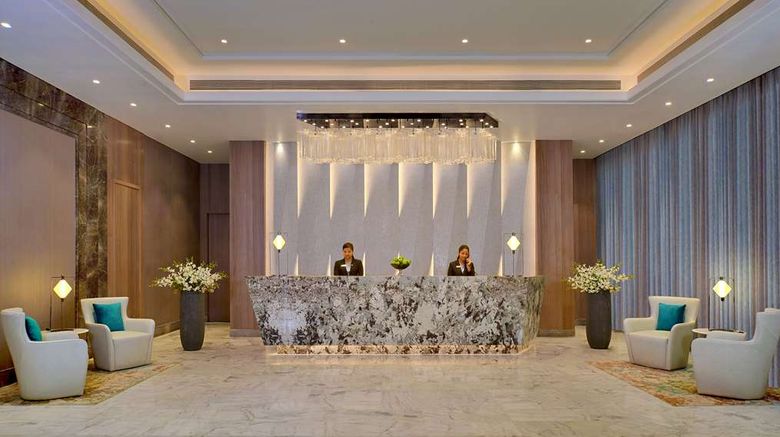 <b>Radisson Mumbai Andheri MIDC Lobby</b>. Images powered by <a href="https://iceportal.shijigroup.com/" title="IcePortal" target="_blank">IcePortal</a>.